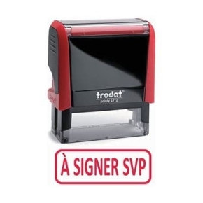 Tampon A SIGNER SVP Trodat XPrint Rouge