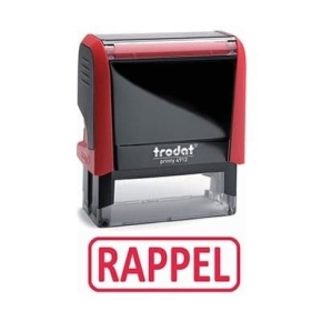 Tampon RAPPEL Trodat XPrint Rouge