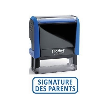 Tampon "Signature des parents" Trodat XPrint Bleu