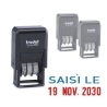 Tampon Mini Dateur Trodat 4850L8 - Saisi le - 25x11 mm