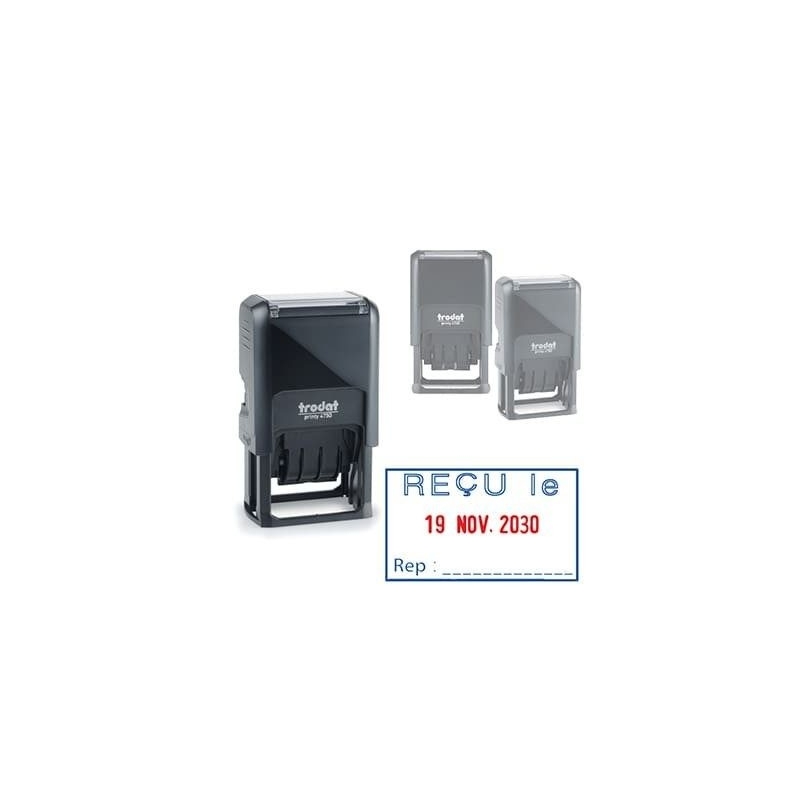 Tampon Dateur Trodat 4750L1 - Reçu le - 41x24 mm