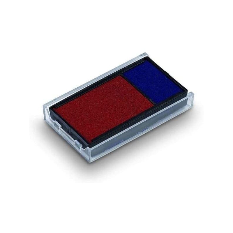 Cassette encrage Trodat 6/4912/2 - Bleu/Rouge