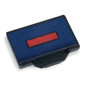 Cassette encrage Trodat 6/53/2 - Bleu/Rouge